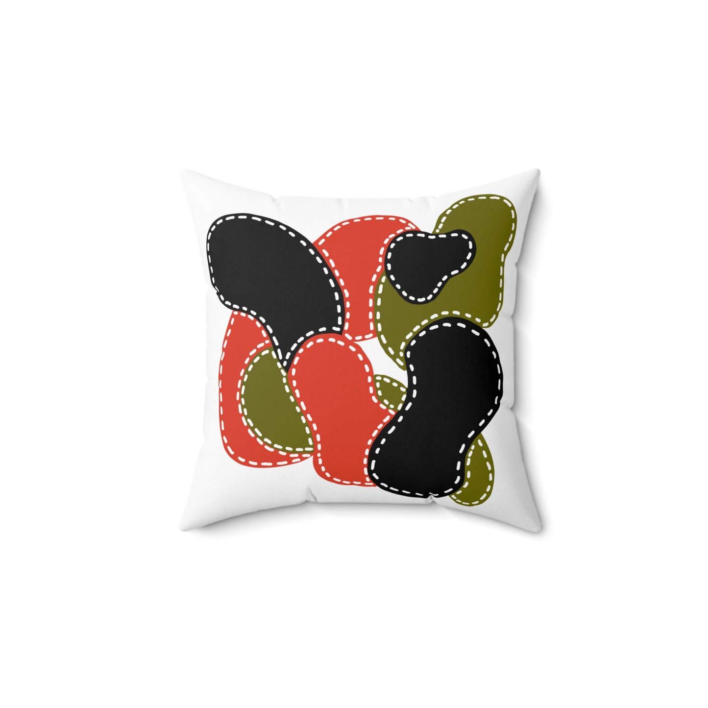 Spun Polyester Square Pillow I