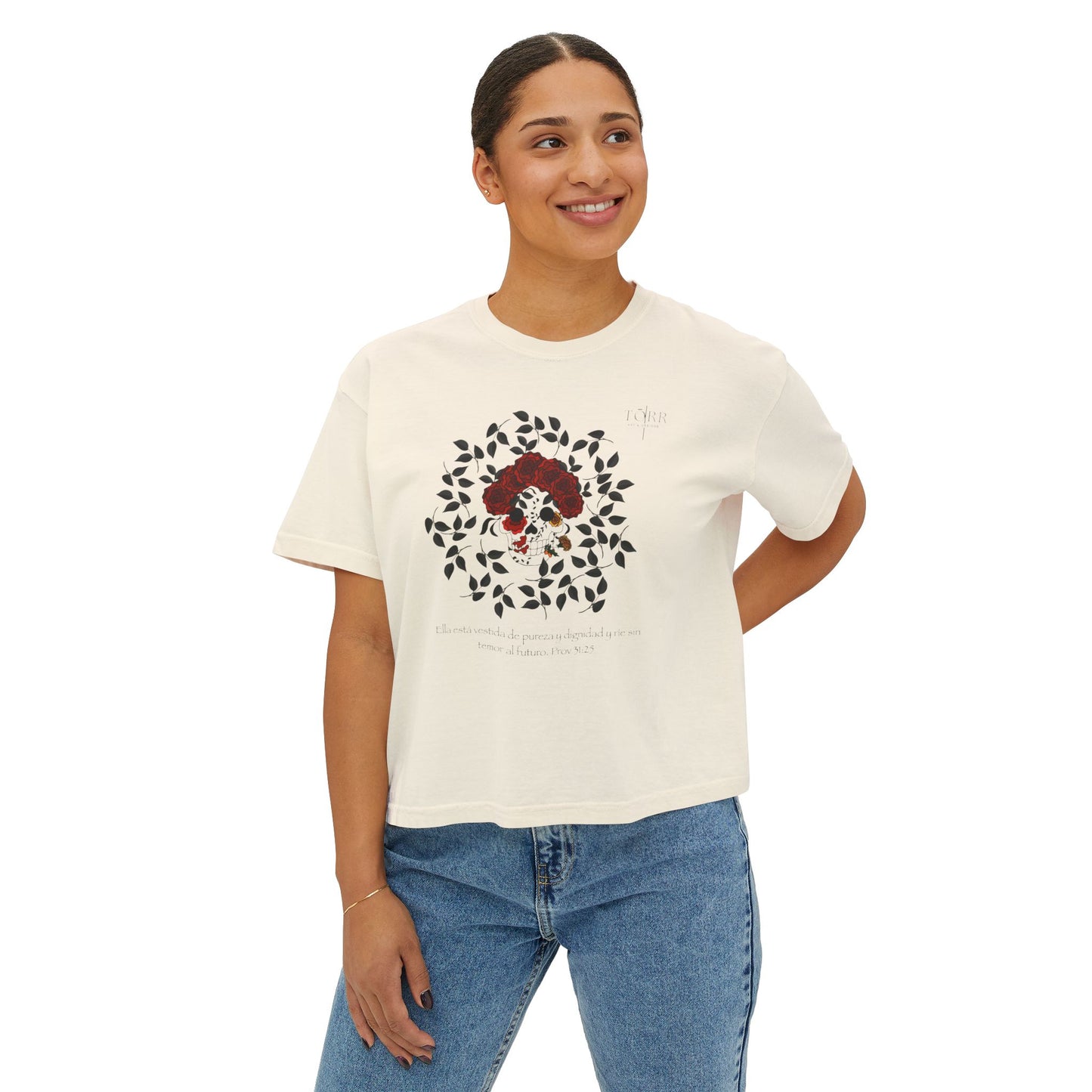 Prob 3125 Spanish Women's Boxy Tee