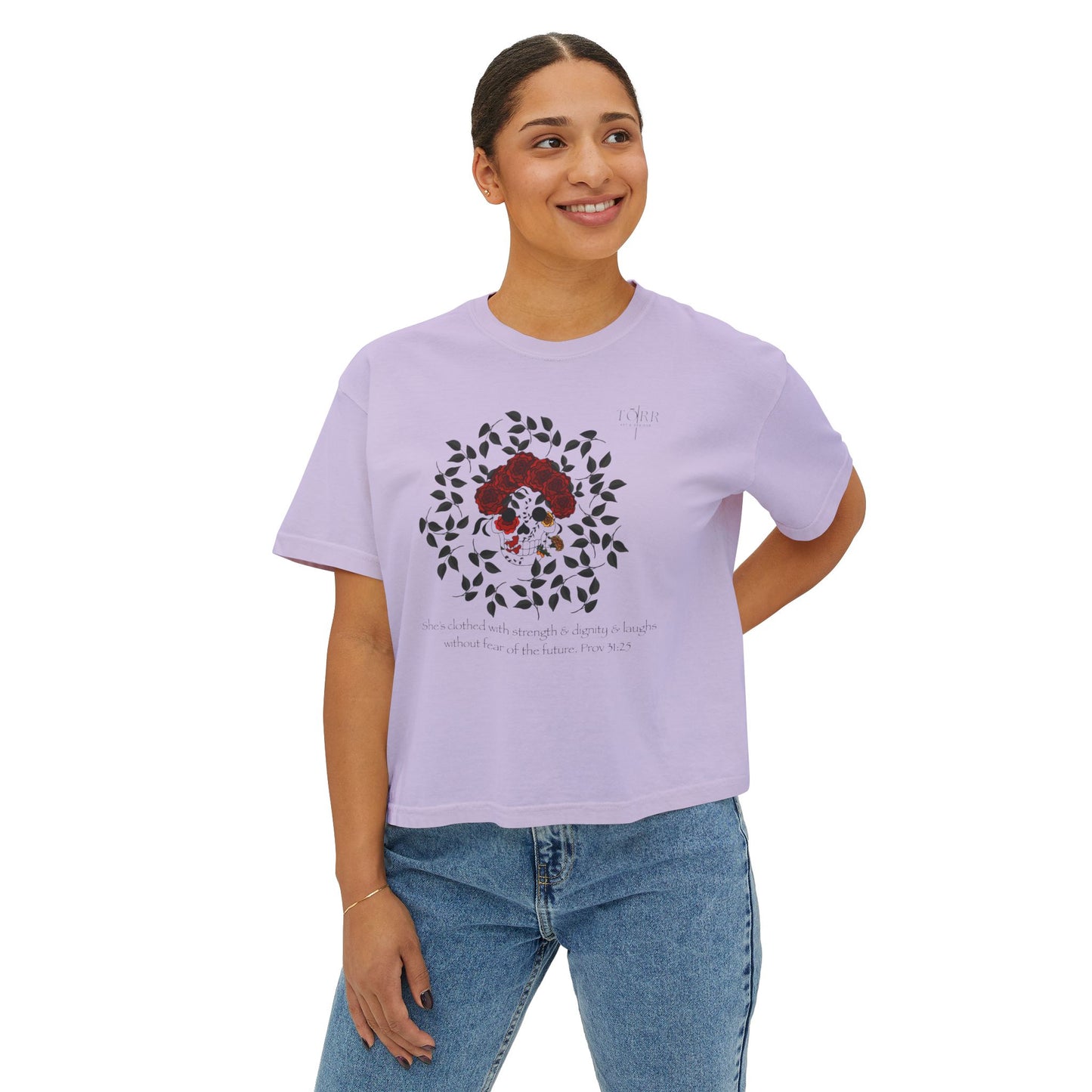 Prov3125 English Women's Boxy Tee