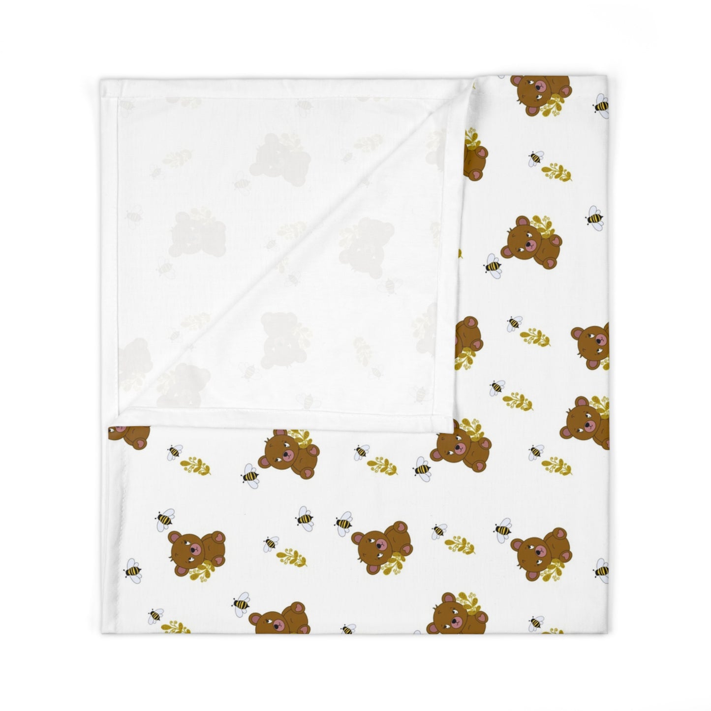 Baby Bears & Bees Swaddle Blanket