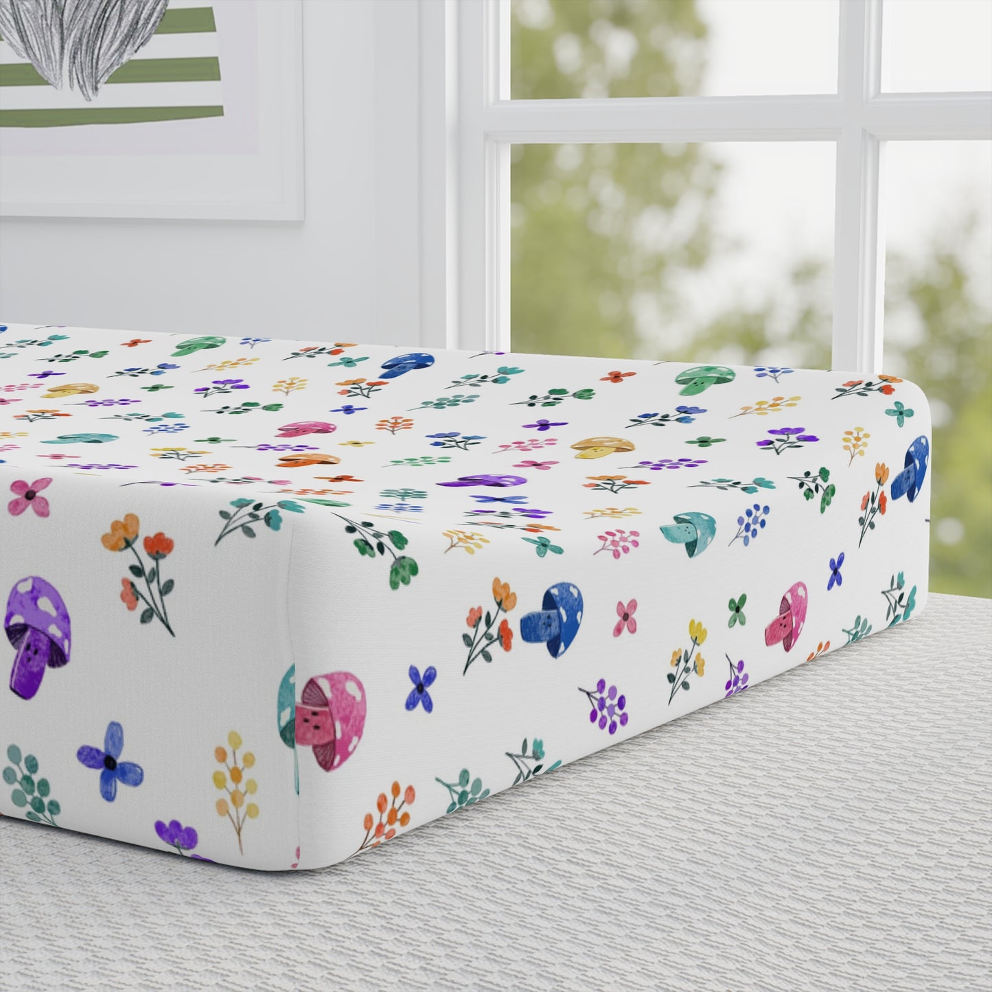 Baby Mushrooms Changing Pad Cover