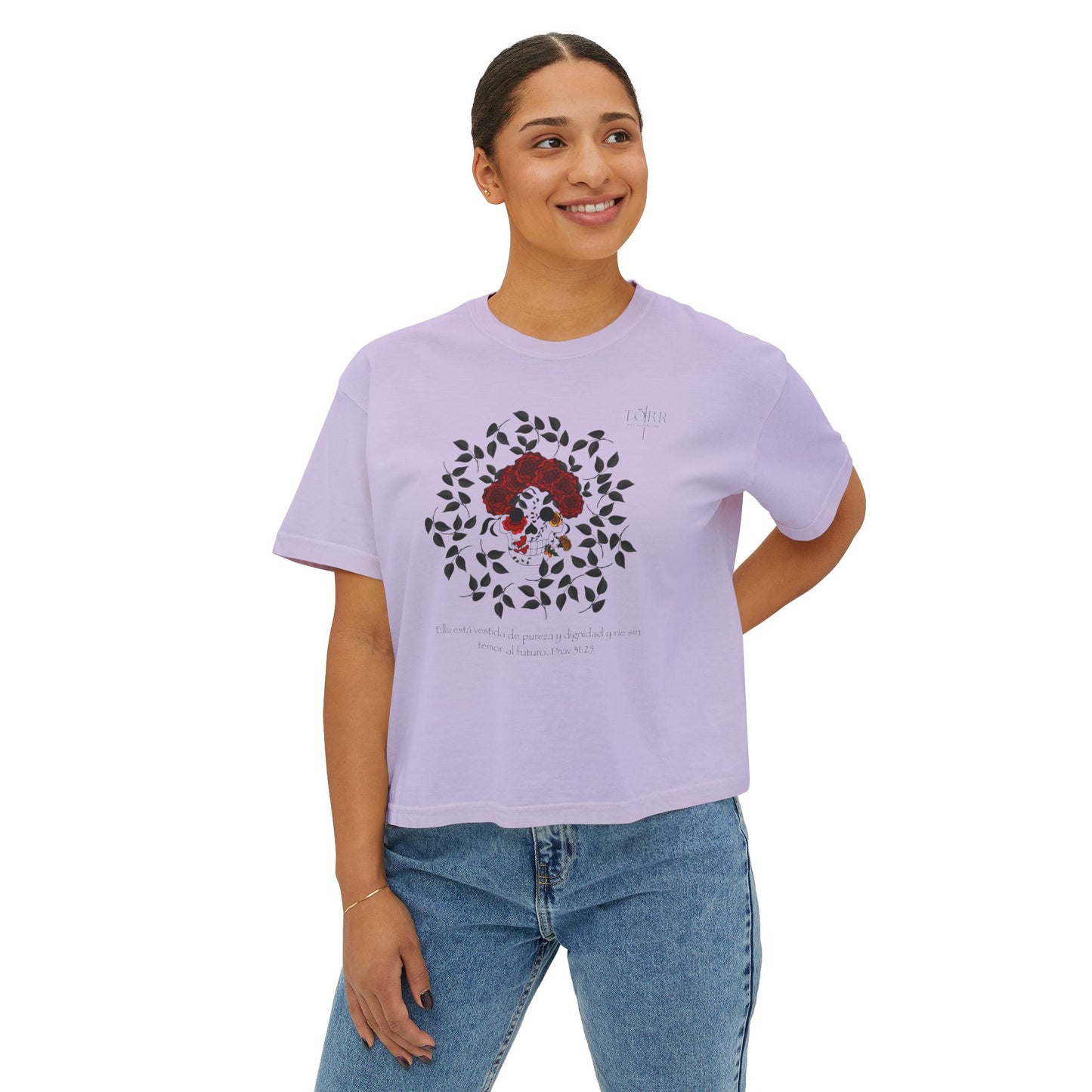 Prob 3125 Spanish Women's Boxy Tee